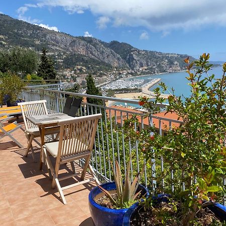 Villa L'Ensoleillee Vue Panoramique Mer, 250 M De La Plage Et Du Centre Ville Menton Dış mekan fotoğraf