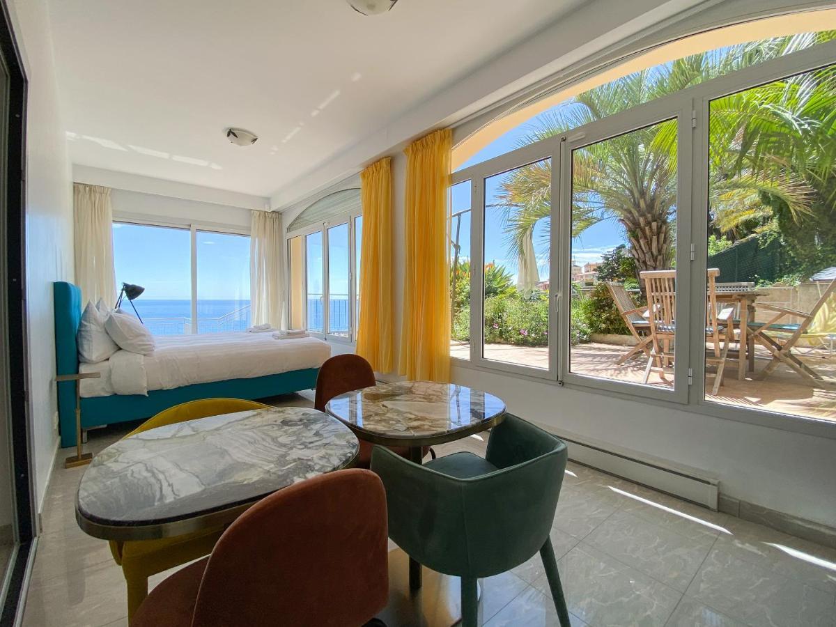 Villa L'Ensoleillee Vue Panoramique Mer, 250 M De La Plage Et Du Centre Ville Menton Dış mekan fotoğraf