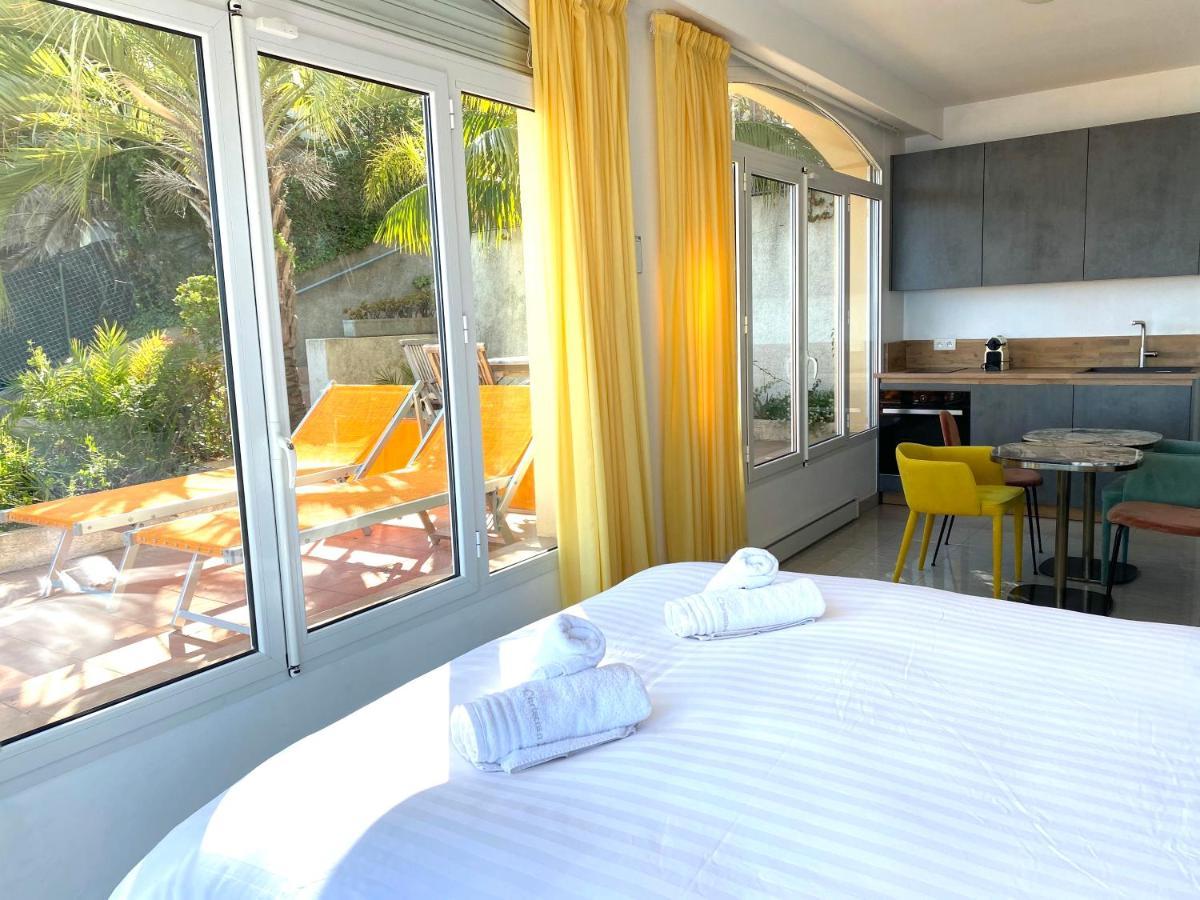 Villa L'Ensoleillee Vue Panoramique Mer, 250 M De La Plage Et Du Centre Ville Menton Dış mekan fotoğraf