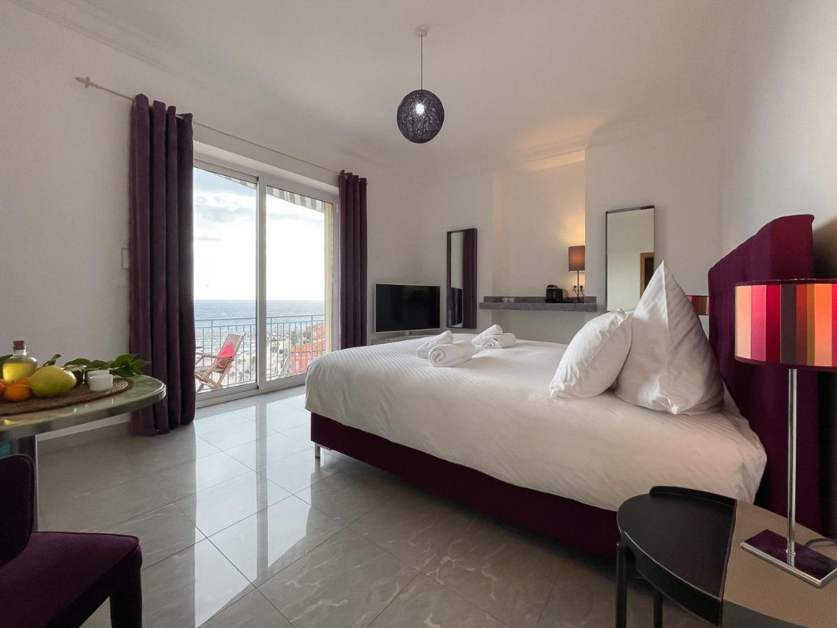 Villa L'Ensoleillee Vue Panoramique Mer, 250 M De La Plage Et Du Centre Ville Menton Dış mekan fotoğraf