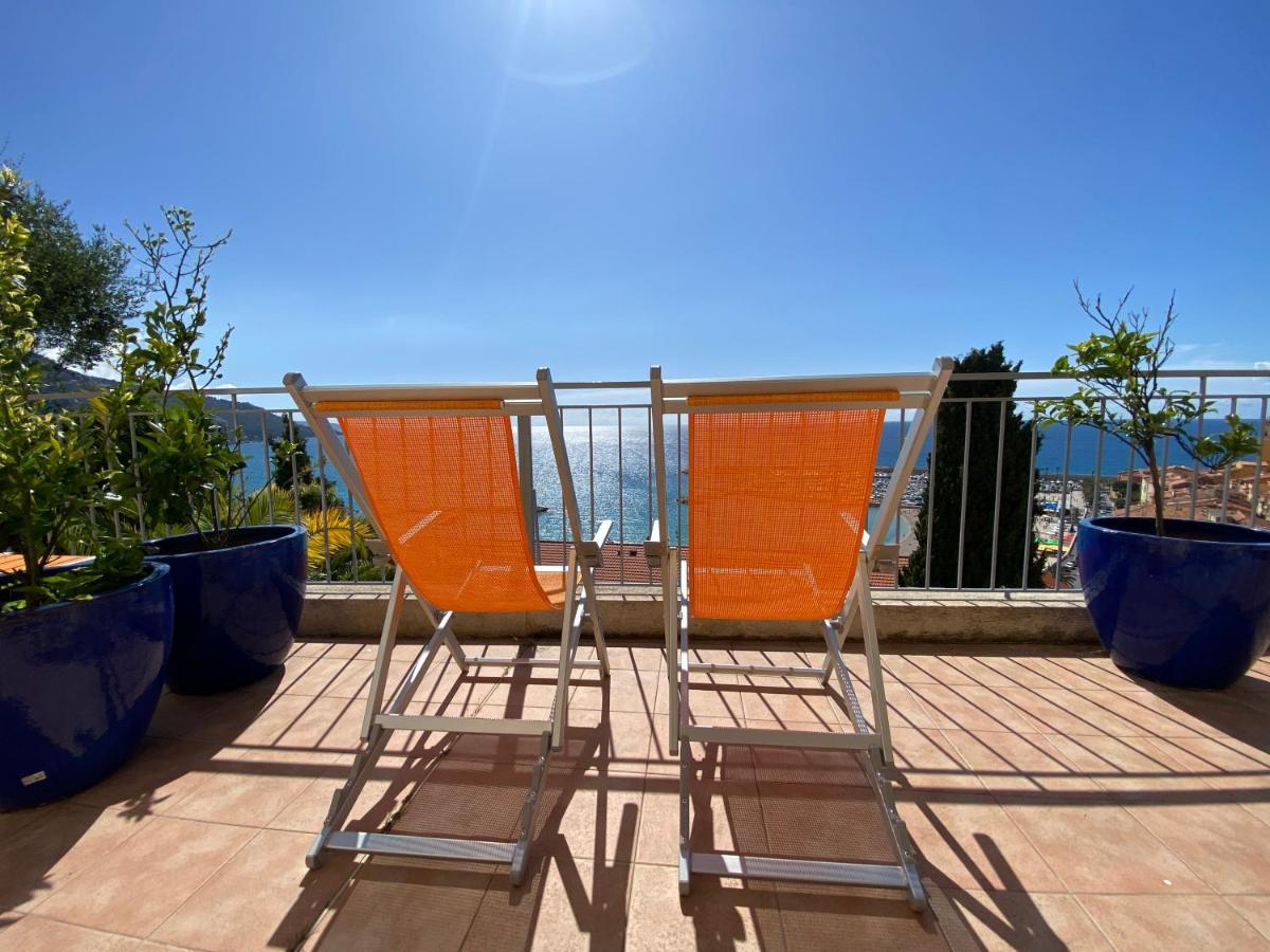 Villa L'Ensoleillee Vue Panoramique Mer, 250 M De La Plage Et Du Centre Ville Menton Dış mekan fotoğraf