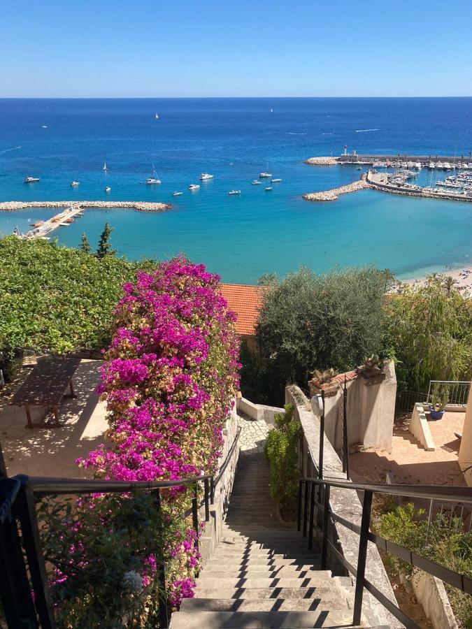 Villa L'Ensoleillee Vue Panoramique Mer, 250 M De La Plage Et Du Centre Ville Menton Dış mekan fotoğraf