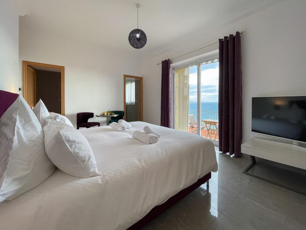 Villa L'Ensoleillee Vue Panoramique Mer, 250 M De La Plage Et Du Centre Ville Menton Dış mekan fotoğraf