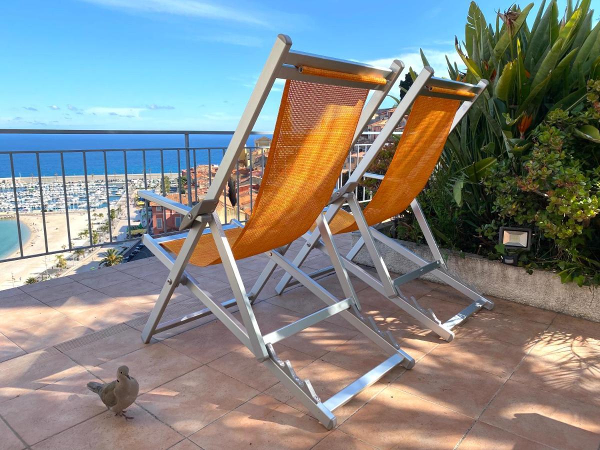 Villa L'Ensoleillee Vue Panoramique Mer, 250 M De La Plage Et Du Centre Ville Menton Dış mekan fotoğraf