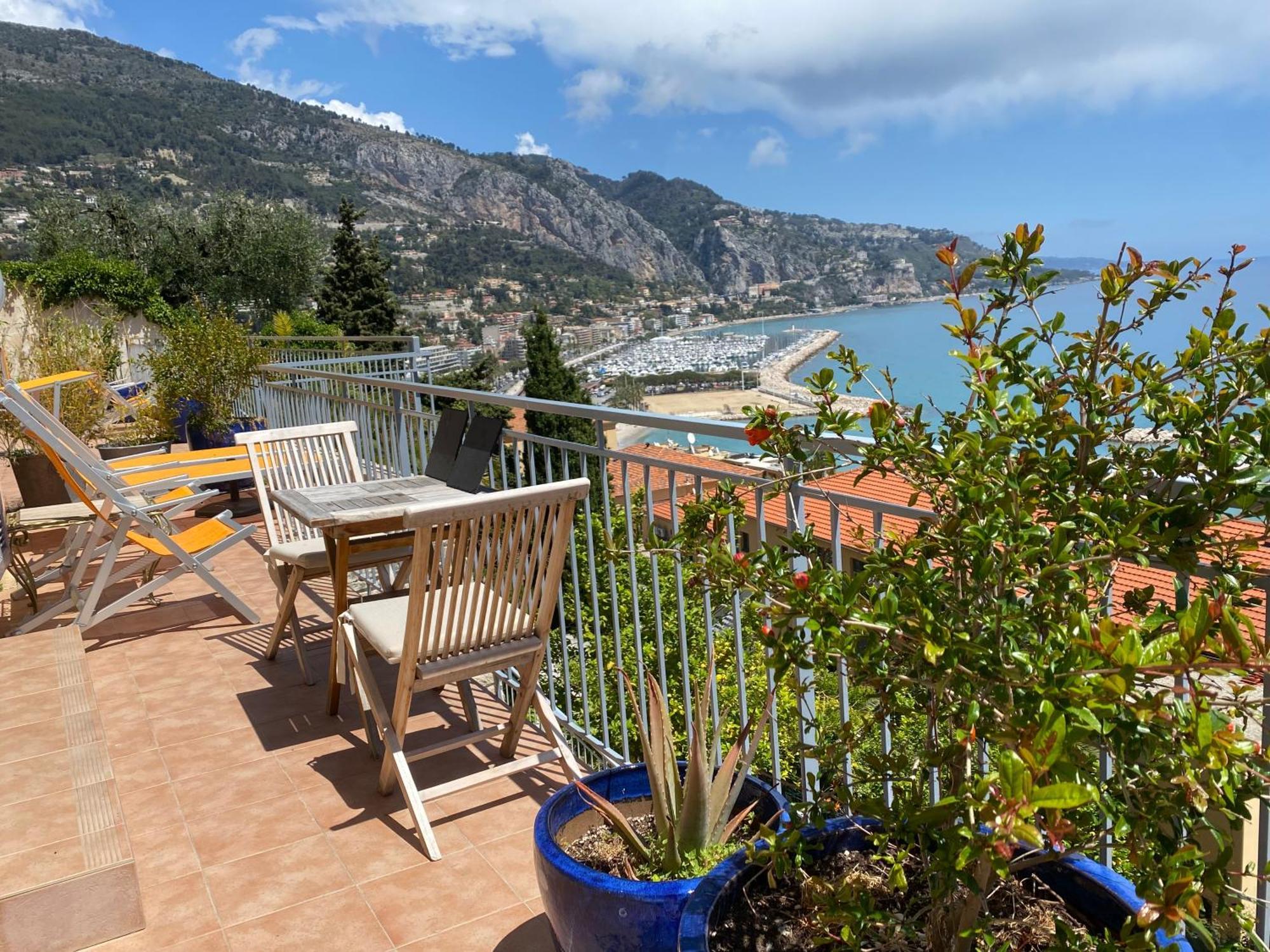 Villa L'Ensoleillee Vue Panoramique Mer, 250 M De La Plage Et Du Centre Ville Menton Dış mekan fotoğraf